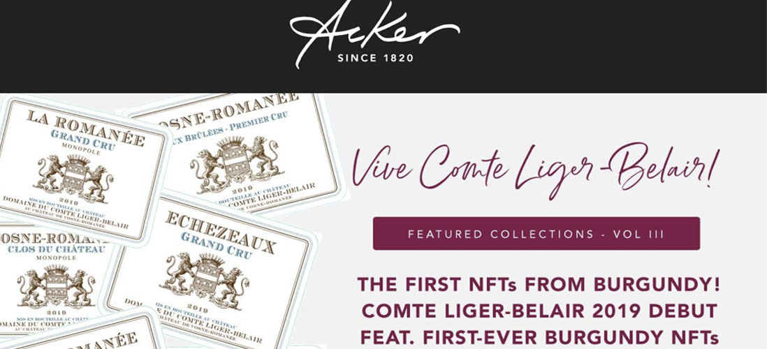 Acker Announces First NFTs from Burgundy